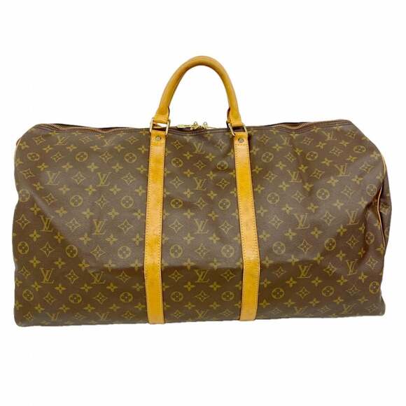 LOUIS VUITTON Handbags - Louis Vuitton Bags - Boston Monogram Keepall 60 M41422 Brown Men's & Women's